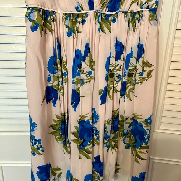 Boden Sleeveless V Neck Swishy Garden Floral Dress Size US Size  8 R - Picture 3 of 13